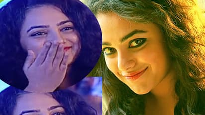Malayalam actress Nithya Menon gives a flying kiss to this handsome actor