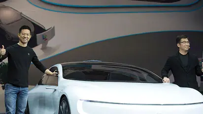 LeEco unveils 'LeSEE' driverless electric concept car