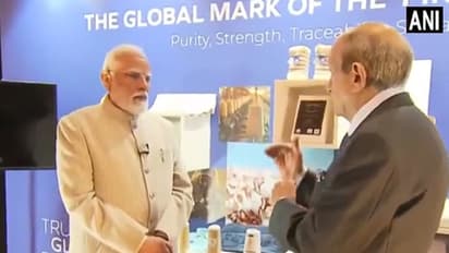 Prime Minister Narendra Modi visited the exhibition at Bharat Tex 2025 (Photo/DDNews)