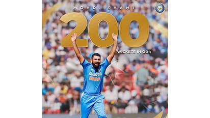 Mohammed Shami. (Photo- BCCI X/@BCCI)