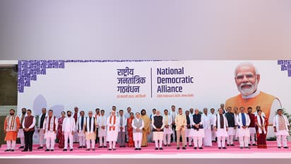 PM Modi interacted with NDA allies (Photo/ X@narendramodi)