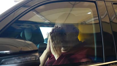 Dalai Lama arrives at Dharamshala (Photo/@CTA_TibetdotNet)