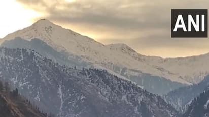 Fresh snowfall in Bhalessa of Doda district covers the landscape with scenic beauty. (Photo/ANI)