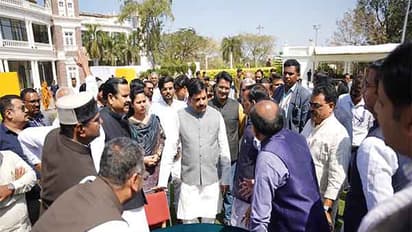 MP CM Mohan Yadav inspecting the arrangements at Kushabhau Thackeray hall (Photo/X @CMMadhyaPradesh)