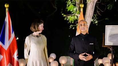 Sunil Bharti Mittal with Lindy Cameron, British High Commissioner to India (Image: X@Lindy_Cameron)