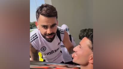 Ibrar Ahmad Dawar with Virat Kohli (Photo: Instagram/@ibrar_ahmad_dawar)