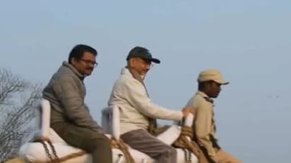 EAM S Jaishankar at Kaziranga National Park (Photo/ANI)