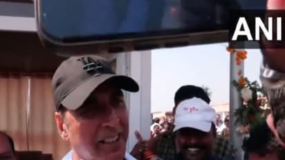 Akshay Kumar at Maha Kumbh (Photo/ANI)