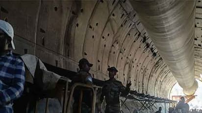 Rescue ops continue at SLBC Tunnel (Photo/@IaSouthern)