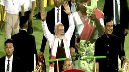 Prime Minister Narendra Modi in Guwahati, Assam (Photo/ANI)