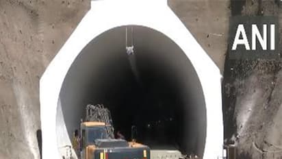 Construction work for National Highway 144A underway. (Photo/ANI)