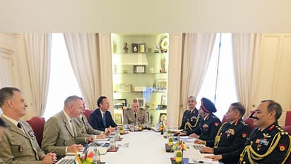 Indian and French Army delegations (Photo/Indian Army)