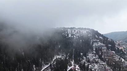 Fresh snowfall in Himachal’s upper regions. (photo/ANI)