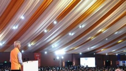EAM Jaishankar speaks at Advantage Assam Summit 2.0 (Image: X@DrSJaishankar)