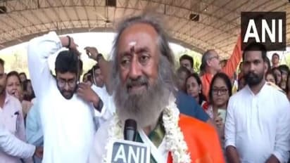 Spiritual leader Sri Sri Ravishankar. (Photo/ANI)