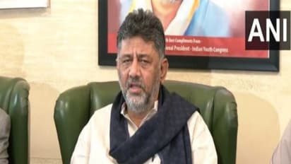 Karnataka Deputy Chief Minister DK Shivakumar (Photo/ANI)