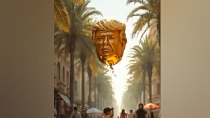 Screengrab from the AI video (Image: Truth Social@@realDonaldTrump)