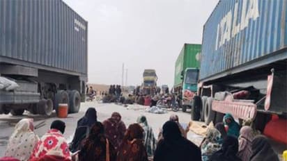 Visuals of the protest against enforced disappearances in Balochistan (Photo/X @TBPEnglish)