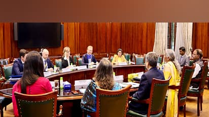FM Sitharaman holds meeting with EU commissioners in Delhi (Photo/ Ministry of Finance) 