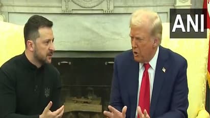 US President Donald Trump with Ukrainian President Volodymyr Zelenskyy (Photo/US Network Pool via Reuters)