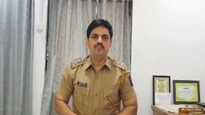 Muktainagar Sub-Divisional Police Officer (SDPO) Krishnat Pingale (Photo/Self-made video of Pingale)