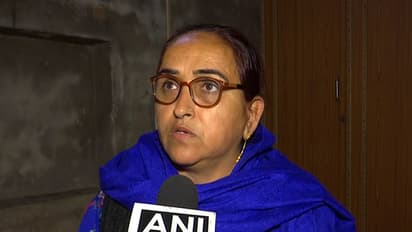 Savita, mother of Congress worker Himani Narwal (Photo/ANI)