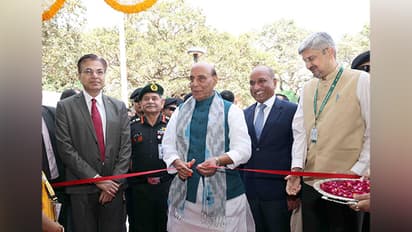 Rajnath Singh inaugurates DRDO-MHA conference (Photo/ANI) 