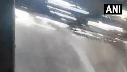 Fire personnel dousing the blaze in Tamil Nadu's Virudhunagar district (Photo/Fire Department)