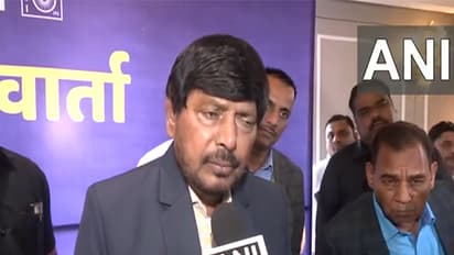 Union Minister of State for Social Justice and Empowerment, Ramdas Athawale (Photo/ANI)