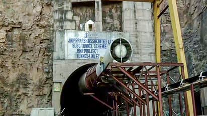 Visual of the SLBC Tunnel in Telangana (Photo/ANI)