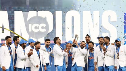 Team India after winning the Champions Trophy 2025 (Photo: X@GautamGambhir)