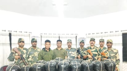 BSF Tripura apprehends 29 Bangladeshi nationals along border (Photo/ANI)