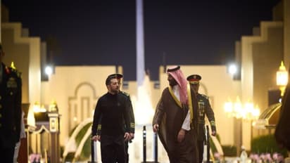 Zelenskyy meets Saudi Crown Prince Mohammed bin Salman for peace talks, US meeting follows