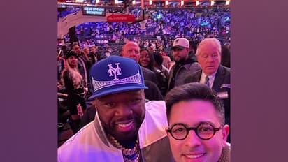 Raghav Chadha, rapper 50 Cent (Photo/instagram/@raghavchadha88)