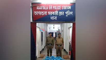 Seized ganja at Agartala Police Station (Photo: Agartala Police)
