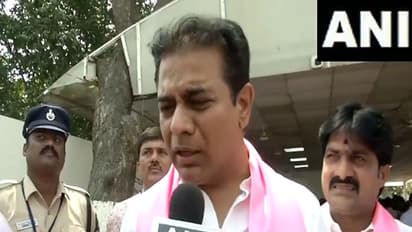 Bharat Rashtra Samithi Working President and MLA KT Rama Rao (Photo/ANI)