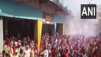 Holi celebration in Vrindavan (Photo/ANI)
