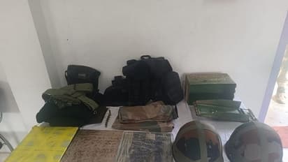 Manipur police seize various security equiments in ongoing search operations (Photo: @manipur_police/X)