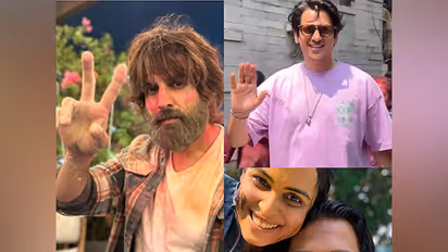Kartik Aaryan, Vijay Varma, Riteish Deshmukh, and other celebs celebrate Holi, share festive cheer with fans