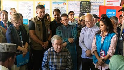 UN Secretary-General António Guterres during his visit to address the Rohingya crisis and ongoing reforms. (Photo: X/ @antonioguterres)