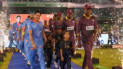 Team India and West Indies Masters (Photo: IML)