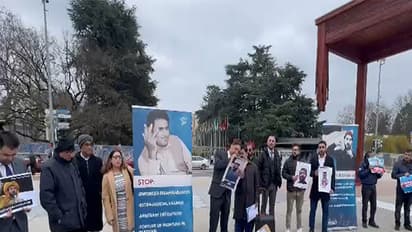 Pashtun Tahafuz Movement holds protest at UNHRC (Photo/ANI)