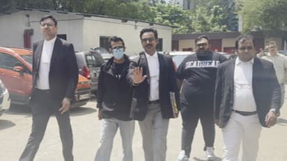 Photo of Chahal at the court in Mumbai (Photo/ANI) Inline image of Yuzvendra Chahal and Dhanashree Verma. (Photo-X/@yuzi_chahal)