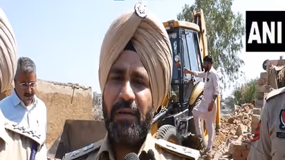 War against drugs: Properties of suspected drug dealers demolished in Punjab