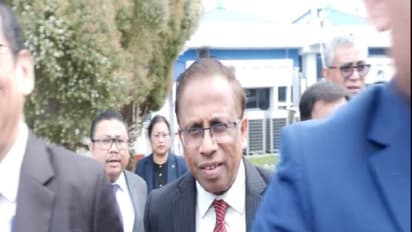 Five-member SC Judges delegation arrives in Manipur's Imphal (Photo/ANI)