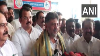 Karnataka Deputy Chief Minister DK Shivakumar (Photo/ANI)