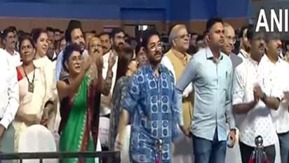 Aamir Khan , Kiran Rao at Paani Foundation event (Image source/ANI)