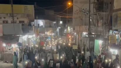 Protest rally organised in Lasbela region (Photo/ X@BalochYakjehtiC)