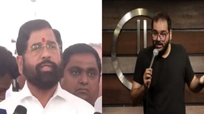 Eknath Shinde and Kunal Kamra (Photo: ANI)