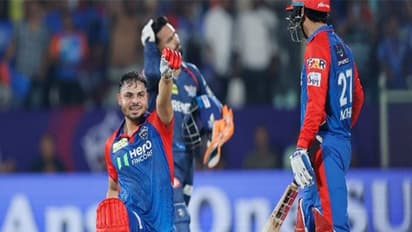 Ashutosh Sharma celebrating win (Photo: @ipl/X)